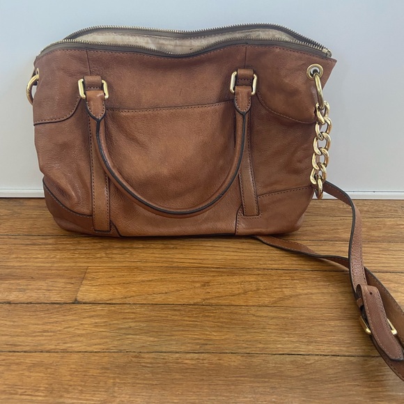 Michael Kors Brown Leather Handbag - Picture 4 of 12